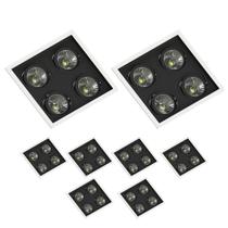 8 Spot Embutido Recuado Quádruplo Dicroica Ar70 SaveEnergy