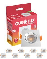 8 Spot Led Quadrado De Embutir Bivolt 5w 6400k Ourolux 8 Spot Led Quadrado De Embutir Bivolt 5w 6400k Ourolux