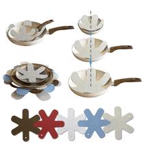 8 Suporte Térmico Para Panela e Pratos de Aço Inox, Porcelana, Cerâmica, Vidro e Madeira - Sisal Palha - Protege Mesa - Akikola