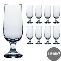 8 Taças Floripa 300ml Cerveja Vidro Grosso Drinks Gourmet