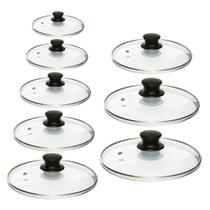 8 Tampa De Vidro Panelas Caçarola 16 18 20 22 24 26 28 30