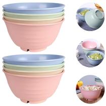 8 Tigelas Grande Pote Bowl 1,2L em Fibra de Bambu 8 Tigelas Grande Pote Bowl 1,2L em Fibra de Bambu