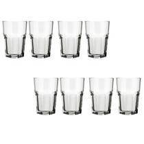 8 Un Copo Vidro Suco Agua 200ml Bristol Cristal Luxo Nadir