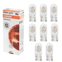 8 un Lâmpadas Pingão Especial Automotiva 5w 24v Ledvance Osram T10 8 un Lâmpadas Pingão Especial Automotiva 5w 24v Ledvance Osram T10