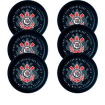 8 uni Decoração Corinthians festa aniversário Pratos18cm 8 uni Decoração Corinthians festa aniversário Pratos18cm