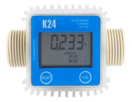 8 Unid. Medidor Digital De Fluxo Vazao K24 Óleo Diesel Água 8 Unid. Medidor Digital De Fluxo Vazao K24 Óleo Diesel Água
