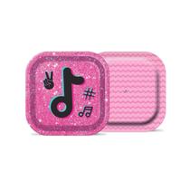 8 Unidades Pratos Music Move de Festa Papel Aniversário NF