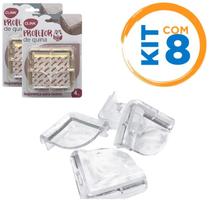 8 unidades Protetor de Quina Canto Alto Bebê Mesa Cantoneira Cuidado