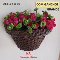 8 vaso de parede flor com gancho