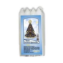 8 Velas Maço Premium n5 Nossa Senhora Aparecida 13cm 8 Velas Maço Premium n5 Nossa Senhora Aparecida 13cm