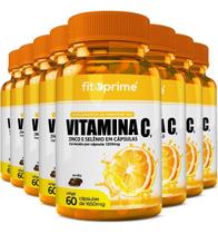 8 Vitamina C 1000Mg + Zinco E Selênio 60 Cápsulas Fitoprime