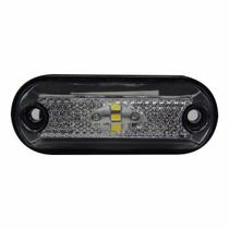 8 x Lanterna Delimitadora Lateral Carreta Caminhão Baú 3leds Cristal