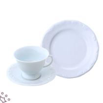 8 Xícaras Chá 8 Pratos Sobremesa Schmidt Pomerode 24 Peças