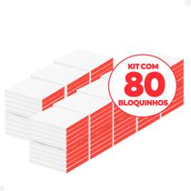 80 Bloquinhos c/100 FLs 7x10cm Anotações Comanda Rascunho 80 Bloquinhos c/100 FLs 7x10cm Anotações Comanda Rascunho