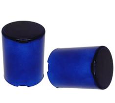 80 Capa De Porca Boliviana Azul Cromada Roda 32/33mm