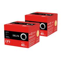 80 Cápsulas Delta Q Café Pack Econômico Qharacter Int. 9