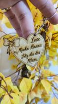 80 chaveiro MDF dia das mães perfeito acabamento - Mavin