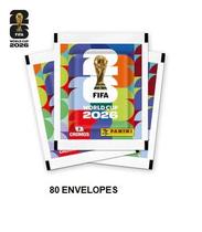 80 Envelopes c/ 7 Figurinhas - Copa do Mundo 2026 - FIFA WORLD CUP 2026