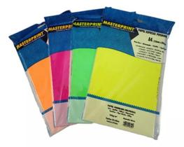 80 Folhas Papel Tipo Neon Na Massa 180g A4 4 Cores 80 Folhas Papel Tipo Neon Na Massa 180g A4 4 Cores