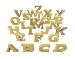 80 Letras de a - Z Mdf 15mm 8cm Altura Mdf Madeira