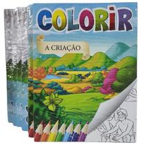 80 Livros Colorir Biblia História E Colorir Atacado