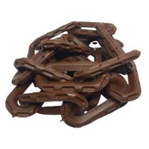 80 Mt Corrente Plástica Isola Calha Chuva Elo G Marrom F103