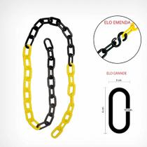 80 Mts Corrente Plástica Isolamento Calha Chuva Elo Grande