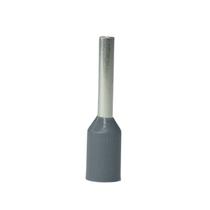 80 Unidades Terminal Tubular Pré Isolado Cobre Cinza 0,75mm Elétrico Simples Conectores Ilhós Acabamento Profissional