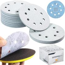 80 X Lixas Disco Anti-Empastamento 7 Polegadas 180mm 8 Furos Pluma Grão Lixadeira Politriz KaQi