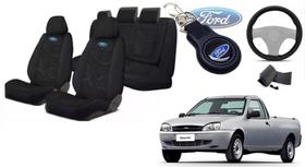 80Kit Capas Tecido Courier 2000-2013 + Volante + Chaveiro