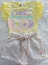 83229 1-6 kukie cj blusa every day/shorts molet