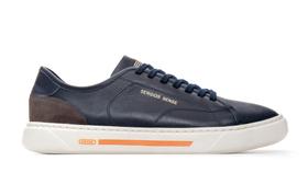 8511 sapatenis casual masculino em couro