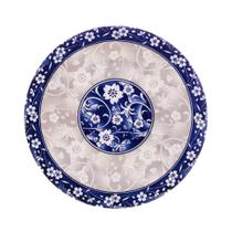 8594 - prato p sobremesa porcelana blue garden - lyor