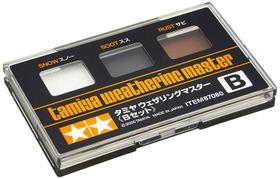 87080 Model Train Powder Paint Pure White, Soot, Rust 1 Set Tamiya 87080