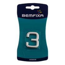 8854 numero 3 39mm abs crom - bemfixa