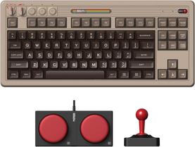 8Bitdo Teclado mecânico retrô, Bluetooth/2.4G/USB-C teclado Gamer, Windows, Mac e Android - C64 8Bitdo Teclado mecânico retrô, Bluetooth/2.4G/USB-C teclado Gamer, Windows, Mac e Android - C64