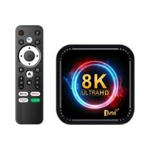 8K Ultra HD Smart TV Box Android 13 4GB 32GB 64GB Dual Wifi BT5.0 4G 5G Controle Remoto Por Voz