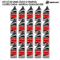 8M0075300 Óleo Quicksilver Tcw3 2 Tempos 1 Litro Kit C/20