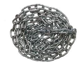 8mts De Corrente Elo Curto Soldada Zincada 4mm São Raphael 8mts De Corrente Elo Curto Soldada Zincada 4mm São Raphael