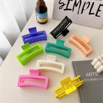 8pcs Acetate Plate Hair Clip, Simple Fashion Luxury Low-key