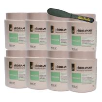 8UN Creme Esfoliante Média Abrasão 1KG Hidramais+ Espátula