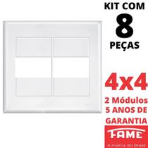 8un Placa 4X4 02 Módulos Com Suporte Evidence