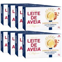 8UN Sabonete Vegetal Leite de Aveia Oleo Amendoas 90G Davene