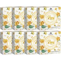 8UN Sabonete Vegetal Rosas Amarelas 170G Davene