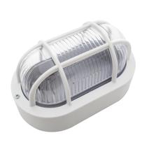8X Arandela Tartaruga Poptem Oval Branca