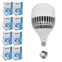 8x Lâmpada Bulbo Led Alta Potência E27 80w Branco Frio 6500k