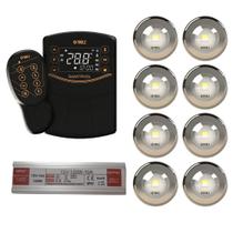 8x led 10w tholz + fonte 120w + smartpool