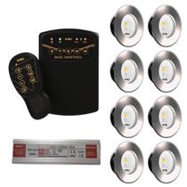 8x led slim 10w tholz + fonte 120w + basic smartpool 8x led slim 10w tholz + fonte 120w + basic smartpool