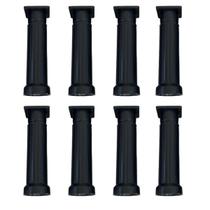 8x Pé De Armário Móveis Cozinha Pia Plástico 14 Até 17cm 8x Pé De Armário Móveis Cozinha Pia Plástico 14 Até 17cm