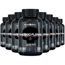 8x Thermo Flame Termogênico 120 Tab Cada Black Skull